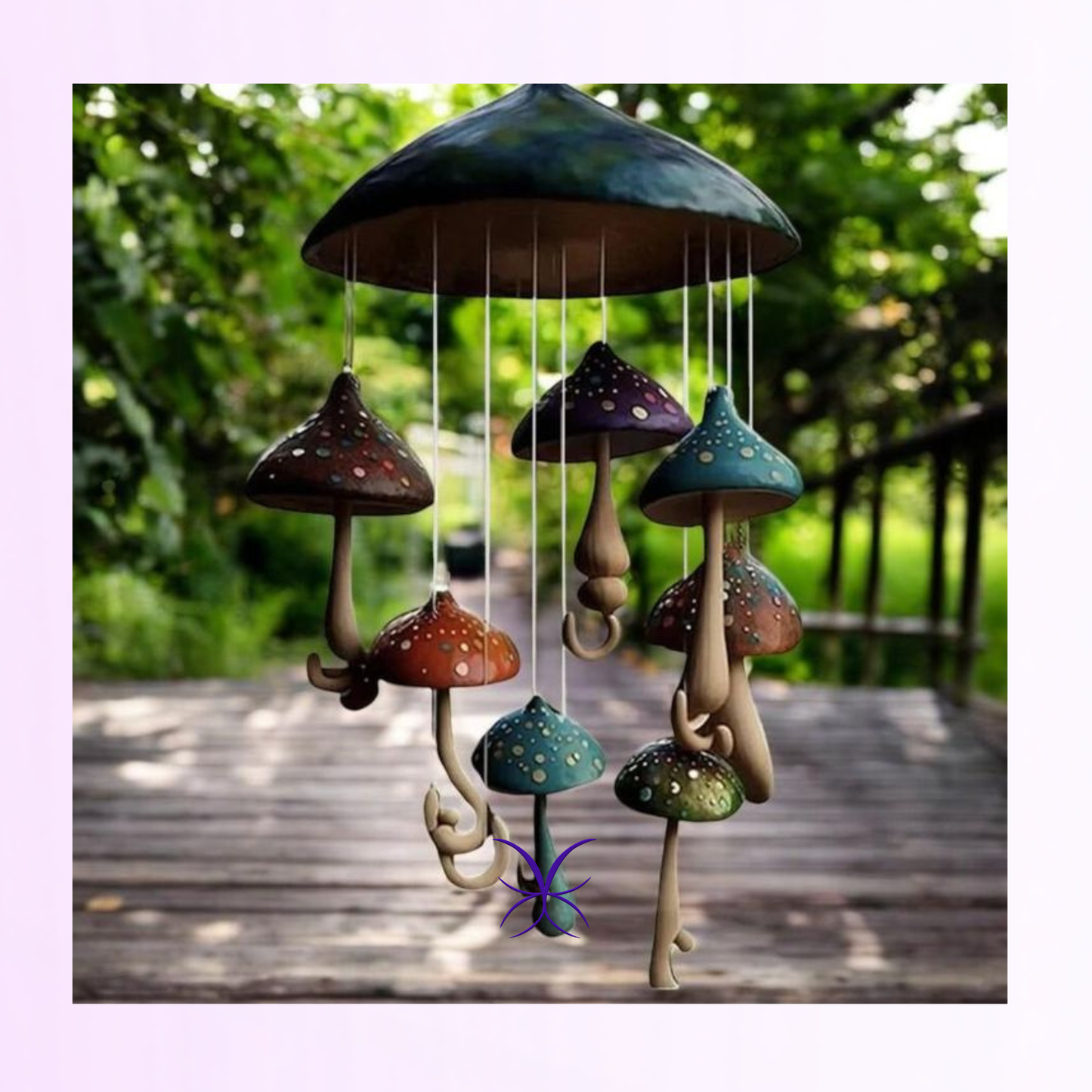 Mushroom Wind Chimes