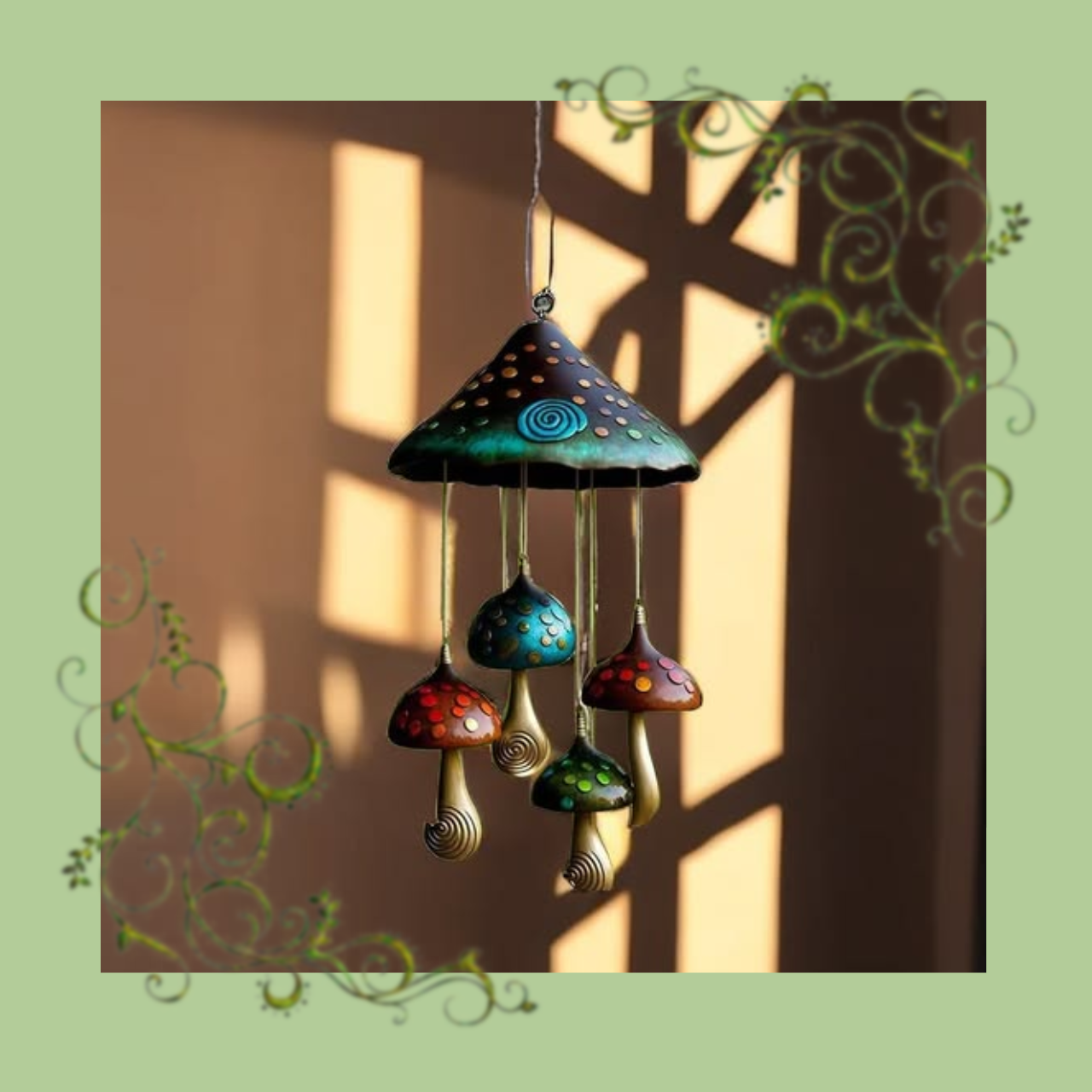 Mushroom Wind Chimes